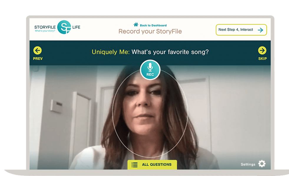 StoryFile Life | Interactive Memory Keeping App